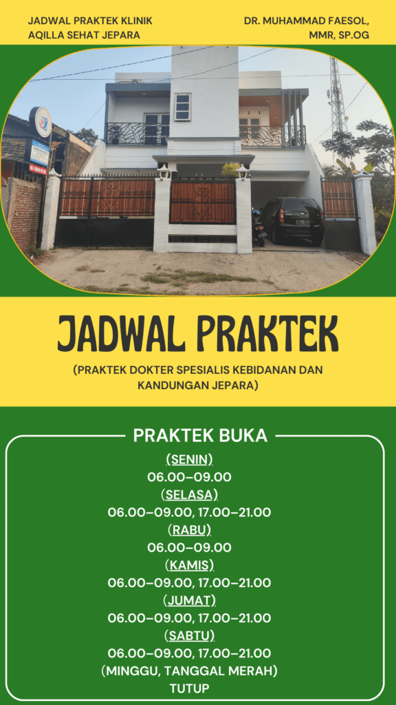 Jadwal Praktek Dokter Kandungan Jepara