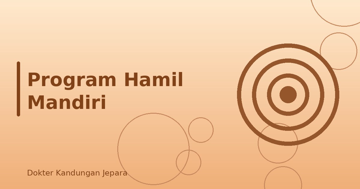 Program Hamil Mandiri